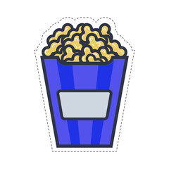 popcorn sticker
