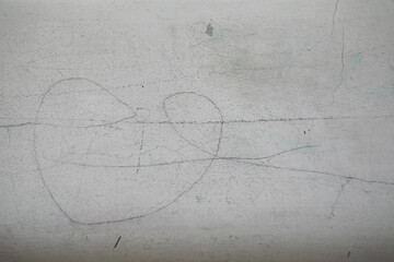 古い壁につけられた傷