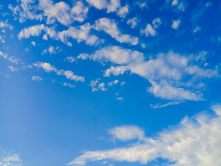 Naklejka na ściany i meble Daytime sky and clouds as background.