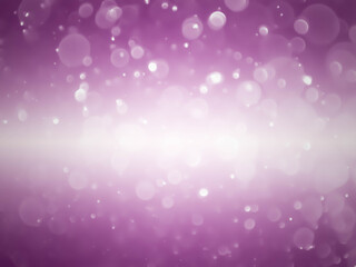 Abstract purple bokeh lights with soft light background. Blur wall.