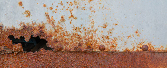 Rusted metal texture, Rust and oxidized metal background. Old metal iron panel. Aged,senile,Live in...