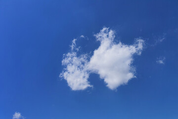 Fototapeta na wymiar clouds, blue sky background design elements. Pantone Classic Blue.