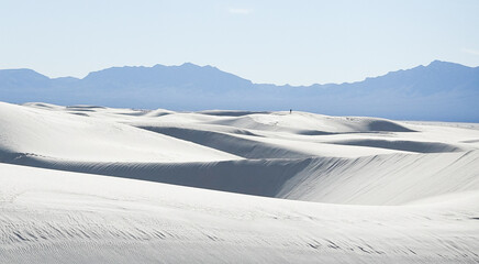 Amazing view in White Sand National Monument.