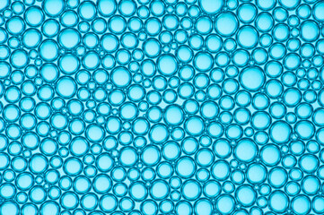 Macro close up of soap bubbles look like scienctific image of cell and cell membrane