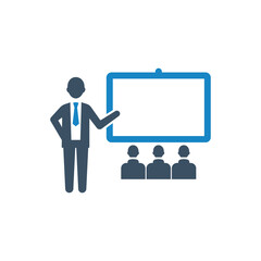 Presentation conference icon 