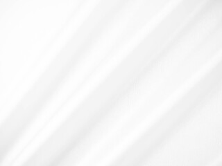 Obraz premium Biała tkanina tekstura tło, tło zmiętej tkaniny.