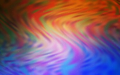 Light Blue, Red vector layout with cosmic stars. Modern abstract illustration with Big Dipper stars. Pattern for futuristic ad, booklets.