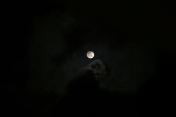 April 2020's Strawberry super moon, a full moon that is reddish in color