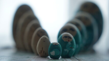 Matryoshka doll formation