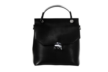 Naklejka premium Feminine designer casual bag with eco leather on white