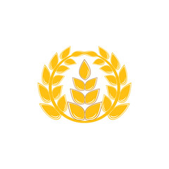 Wheat Logo Template vector symbol