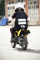 Naklejka premium motorbike license
