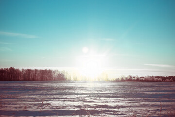 Fototapeta premium Winter nature