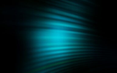 Dark BLUE vector backdrop with curved lines. Brand new colorful illustration in simple style. Elegant pattern for a brand book.