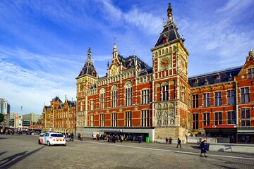 Fototapeta na wymiar Amsterdam Central Station