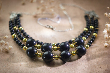 Handmade jewelry with natural stones. Jewelry set