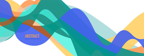 Fluid wave colorful abstract background. Dynamic colorful vibrant vector design
