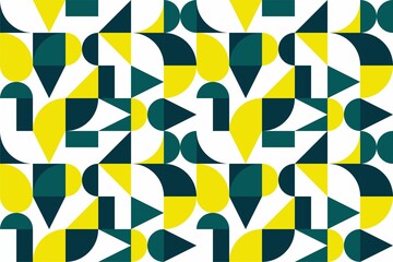 Abstract vector pattern design in Scandinavian style for web banner, business presentation, branding package, fabric print, wallpaper