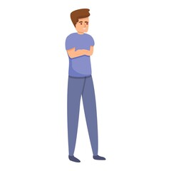 Sport doctor patient icon. Cartoon of sport doctor patient vector icon for web design isolated on white background