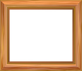 wooden picture single frame