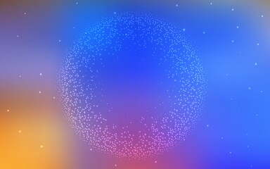 Light Multicolor vector layout with cosmic stars. Glitter abstract illustration with colorful cosmic stars. Pattern for astrology websites.