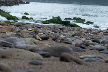 a place where water comes to the sea