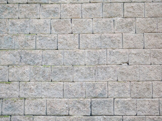 close up concrete blocks wall background for texture