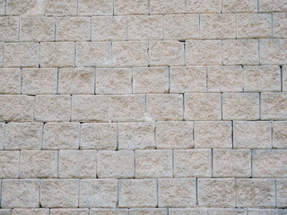 close up concrete blocks wall background for texture