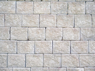 close up concrete blocks wall background for texture