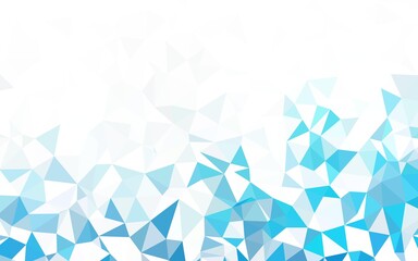 Dark Blue, Red vector polygonal template. Creative geometric illustration in Origami style with gradient. Polygonal design for your web site.