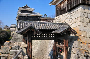 Fototapeta premium 松山城 Famous old-fashioned castle in Japan