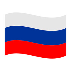 Russia flags icon vector design symbol of country illustration isolated white background