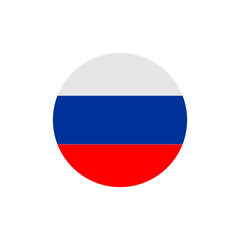 Russia flags icon vector symbol of country illustration isolated white background