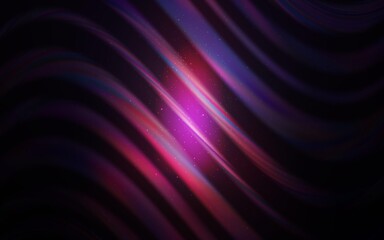 Dark Pink, Blue vector texture with milky way stars. Shining colored illustration with bright astronomical stars. Pattern for astrology websites.