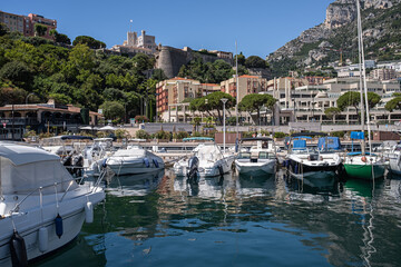 Fototapeta na wymiar The port of the Principality of Monaco