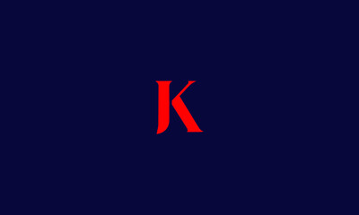 Alphabet letter icon logo K