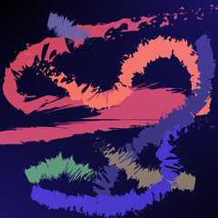 Art & Illustration abstract red sunset sky nature color pattern design texture blue art paint wallpaper colorful illustration orange green black yellow paper grunge watercolor 