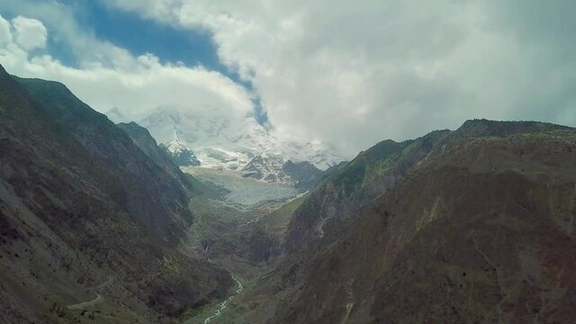 A beautiful pic of Nanga Parbat fully covered by snow The ninth highest mountain in the world at 8,126 meters above sea level