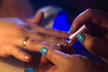 woman manicure