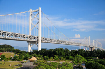 瀬戸大橋　Famous big bridge in Japan