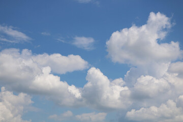 
blue sky with white cloud landscape background 