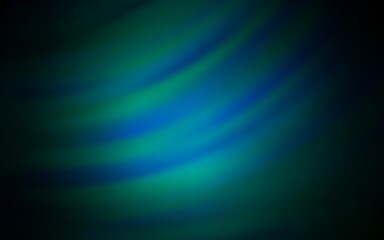 Dark BLUE vector background with bent lines. Modern gradient abstract illustration with bandy lines. A completely new design for your business.