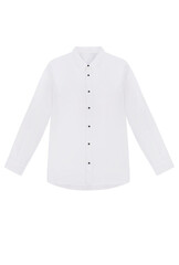 White blank classic shirt, front view