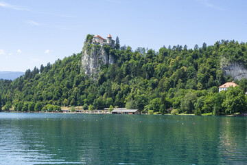Fototapeta na wymiar The castle of Bled, Slovenia