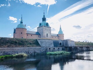 Fototapeta na wymiar Castle in Kalmar Sweden.