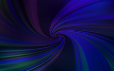 Fototapeta premium Dark BLUE vector layout with bent lines. A circumflex abstract illustration with gradient. The best colorful design for your business.