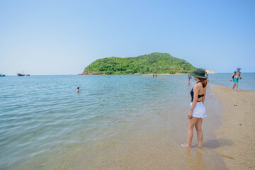 Fototapeta na wymiar The beautiful Phangan island in Thailand