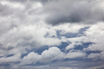 Obraz premium Dark cloud before raining strom as background