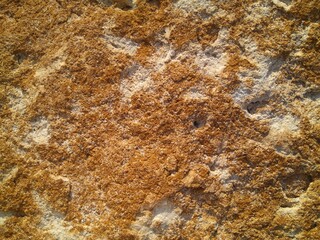 Beautiful sandstone structure close-up, abstraction.
