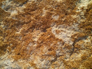 Beautiful sandstone structure close-up, abstraction.